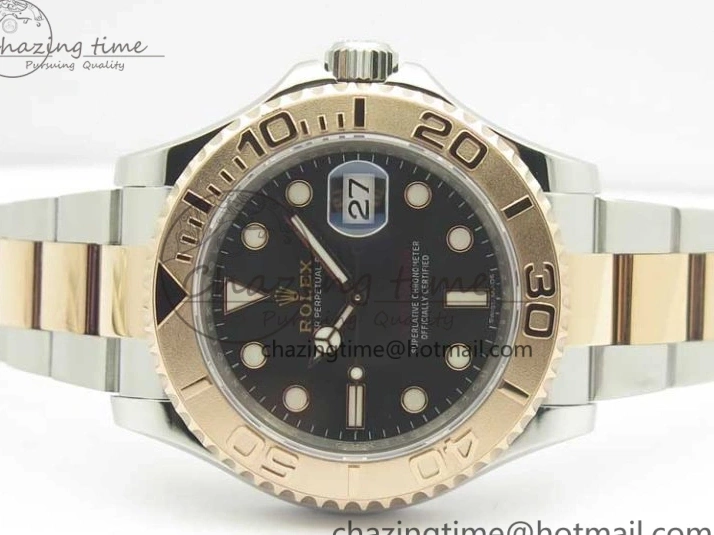 116621 Bracelet Best Dial SS SS 1:1 Black VRF RG on A2836 Edition Yacht-Master 0418